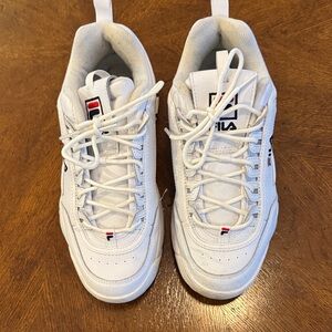Fila Women’s size 10 White and Black Sneakers